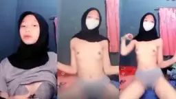 ABG Hijab Toge Barbar Live