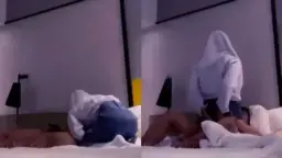 Jilbab SM4 Ngeprank Abang Ojol Ngewe